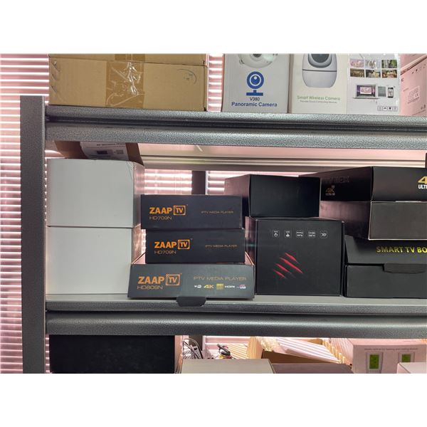 Lot of AssortedÂ Zaap TV, Arabic TV, and OTT TV Boxes â€“ Assorted Models