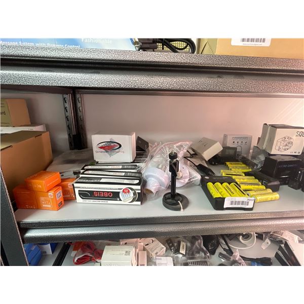 Lot of AssortedÂ Electronics Components, Cameras, And Accessories