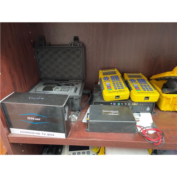 Lot of AssortedÂ Electronics and Equipment Including H96 Mini Android HD TV Box and SafetyStar Units