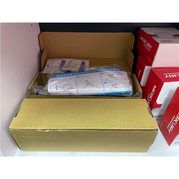 Lot of AssortedÂ H.265+ Digital Video Recorder With Mercury Wireless Routers and Dog Training Collar