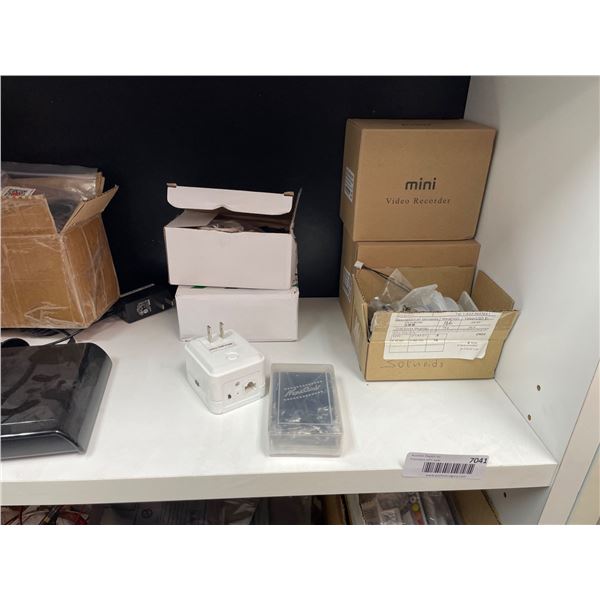 Lot of AssortedÂ Miscellaneous Electronics Including Routers and Adapters