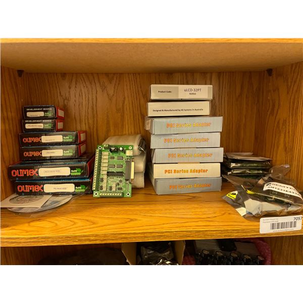 Lot of AssortedÂ Olimex Development Boards and Semtech SM1231E433A Components