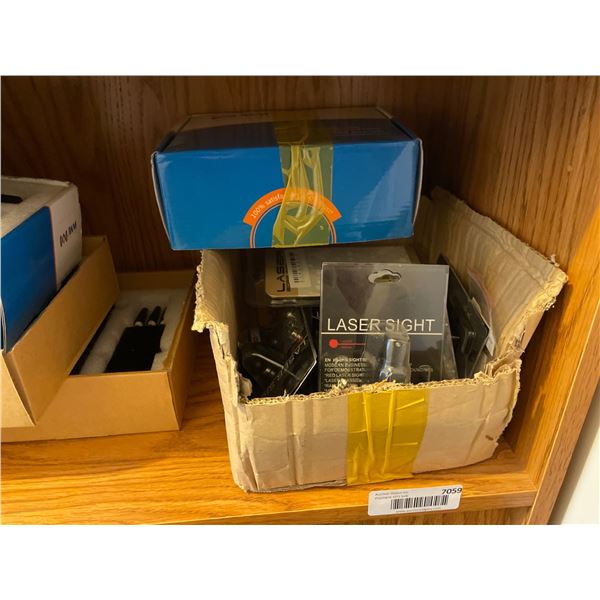 Lot of AssortedÂ Electronics Including Laser Sight and Signal Blocker with Accessories