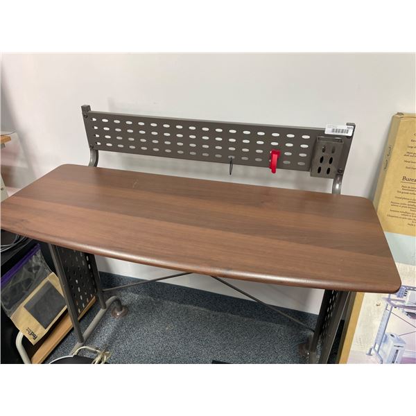 Sauder Computer Desk with Steel Frame and Work Surface