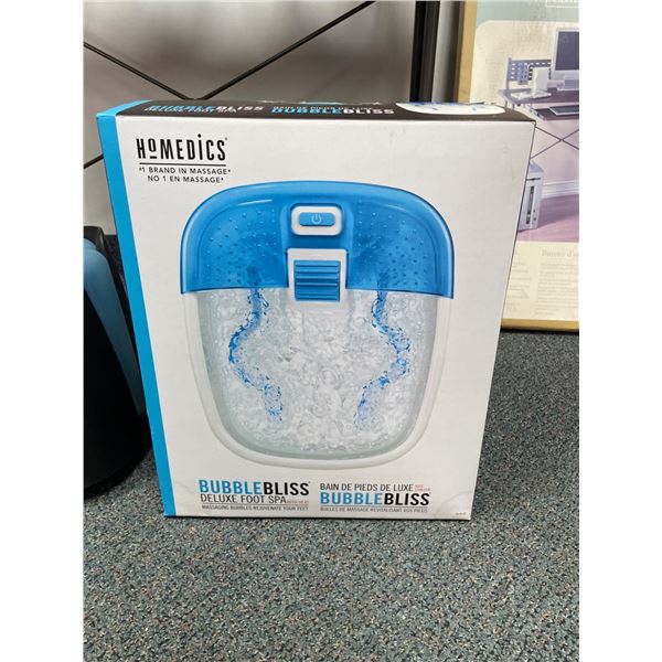 HoMedics Bubble Bliss Deluxe Foot Spa Plus Heat Massage Unit