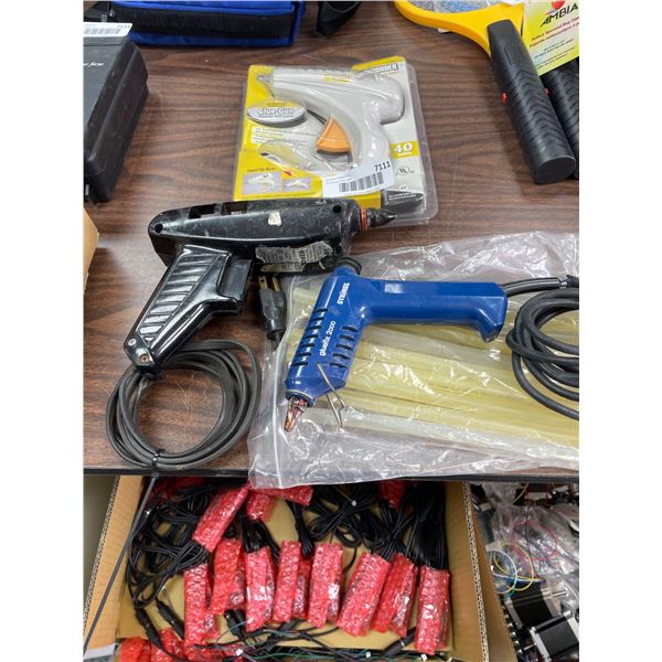 Lot of AssortedÂ Glue Guns and Glue Sticks