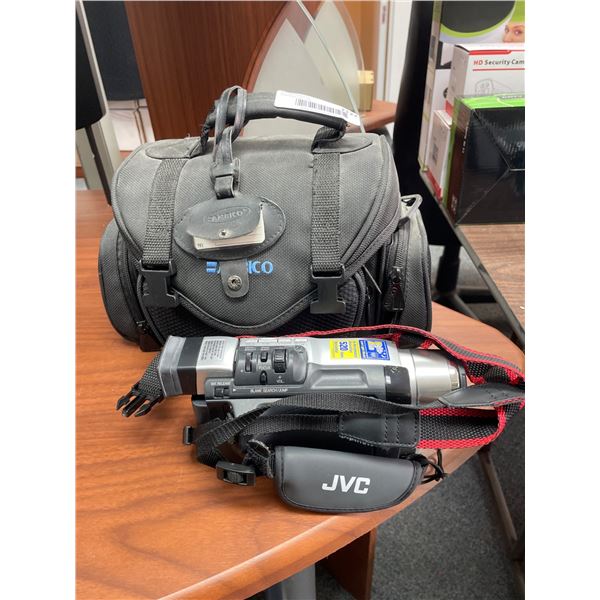 JVC GR-DX300U MiniDV Camcorder With Carry Bag and Accessories