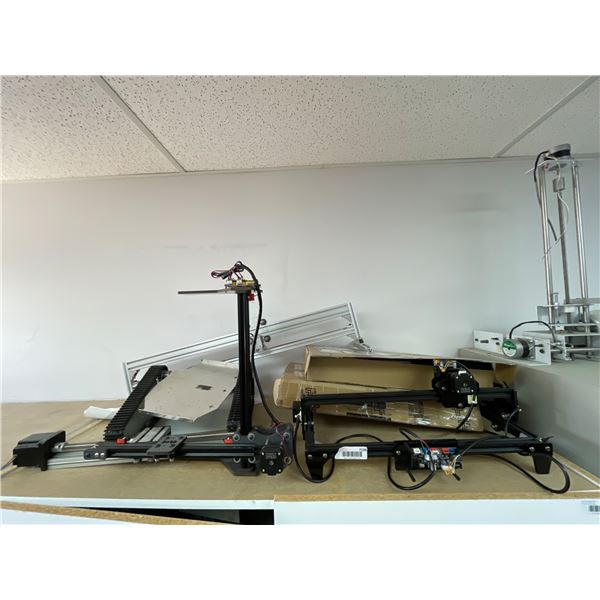 Lot of Assorted Aluminium 3D Printer ComponentsÂ