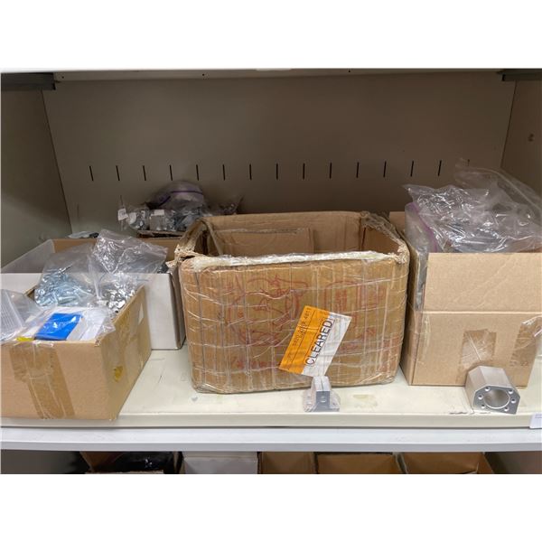 Lot of Assorted AluminiumÂ Hardware Components for Industrial or Mechanical Use