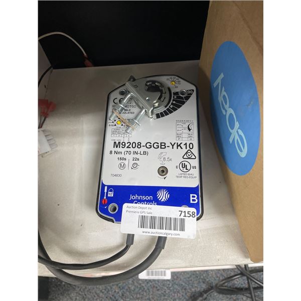 Lot of 2 Johnson Controls M9208-GGB-YK10 Electric Actuator, 8 Nm 70 in-lb
