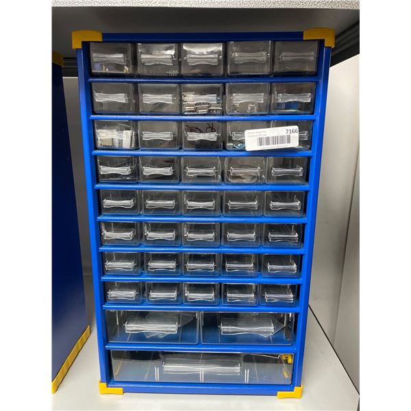 Multi-Drawer Hardware Organizer with Transparent Panels