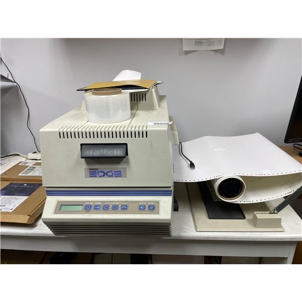 Gerber Edge Thermal Transfer Printer with Roll Feed Attachment