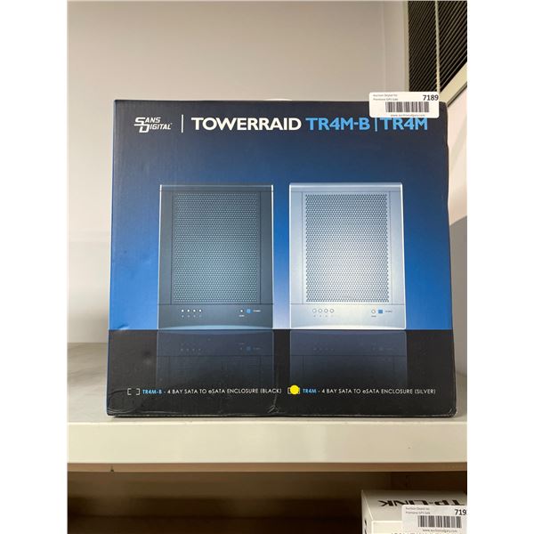 Sans Digital TowerRAID TR4M-B/TR4M 4-Bay SATA to eSATA Hardware RAID Enclosure