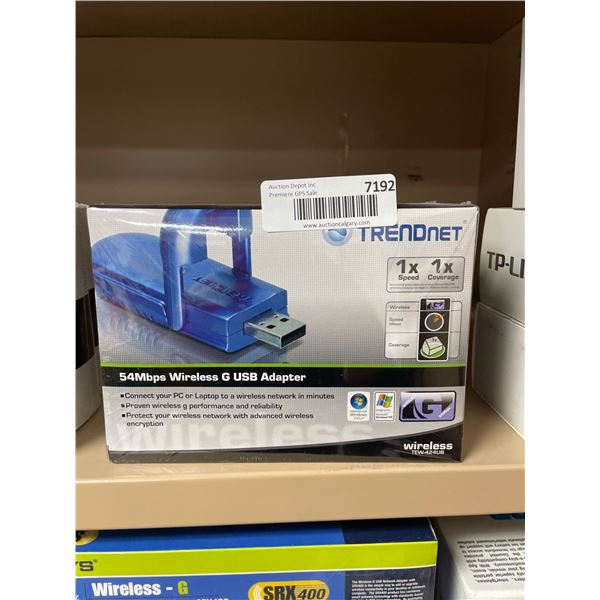 Lot of 4 TRENDnet 54Mbps Wireless G USB Adapter TEW-424UB