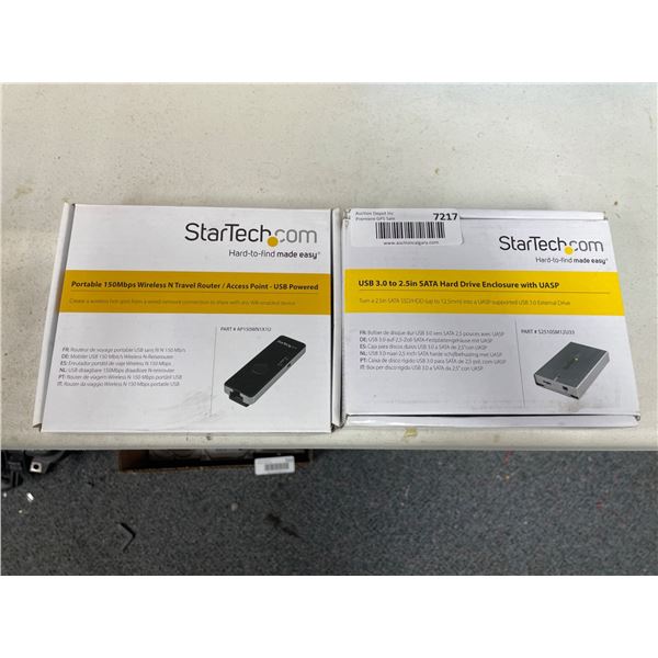 StarTech USB Wireless Adapter and Hard Drive Enclosure Set