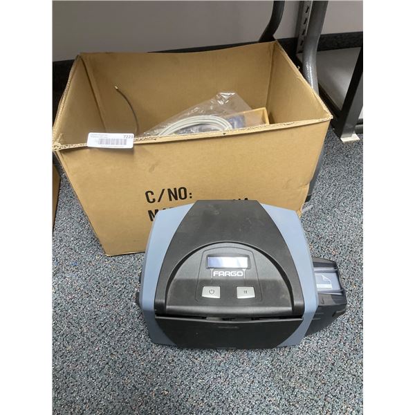 Lot of Assorted Electronics, Tools and Fargo DTC300 Single-Side ID Card Printer