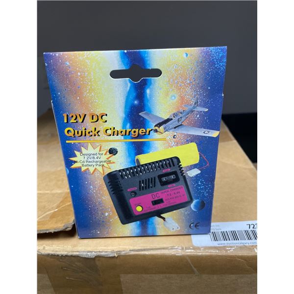 12V DC Quick Charger for Battery Packs