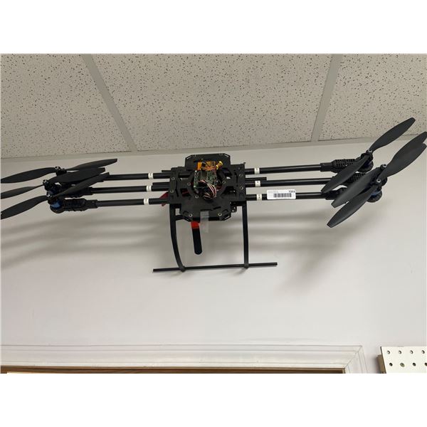 Quadcopter Drone Frame with Components and Motors