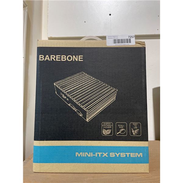 Barebone Mini-ITX System Computer Case with Essential Features