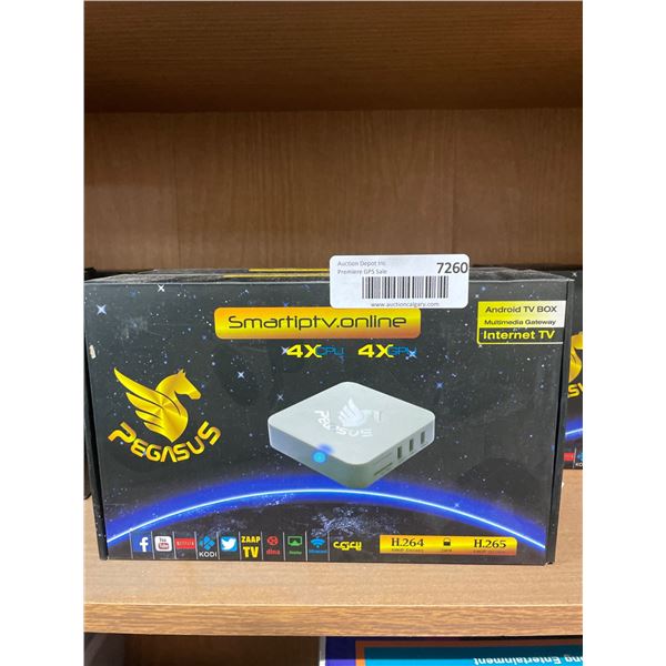 Pegasus Smartiptv.online Android TV Box, 4X Processor, Model 11.265