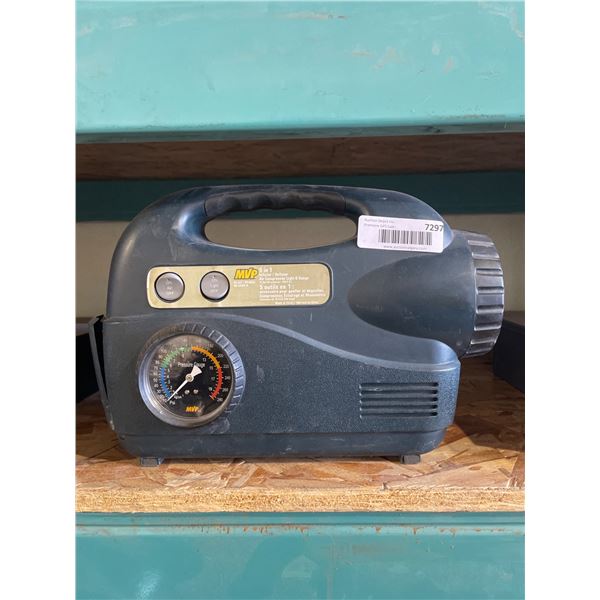 MVP 5-in-1 Inflator/Deflator Air Compressor with Light and Gauge Model 09-9059-4