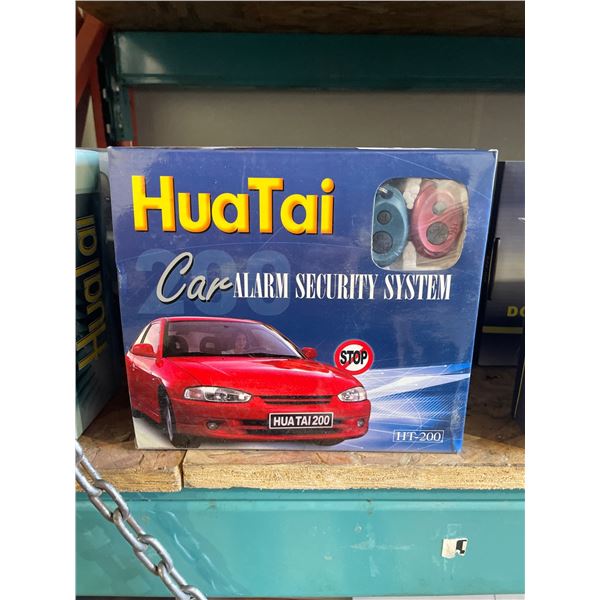 Lot of 2 HuaTai TFF-200 Car Alarm Security System With Remote Controls