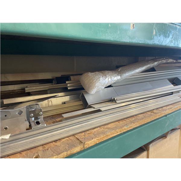 Lot of Assorted Aluminum Extrusions and Components