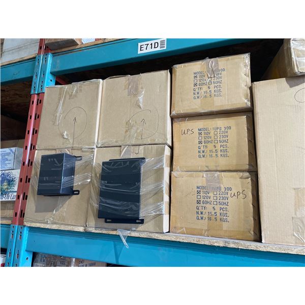 Lot of Assorted UPS Systems, GPS Receivers and Miscellaneous Parts Lot