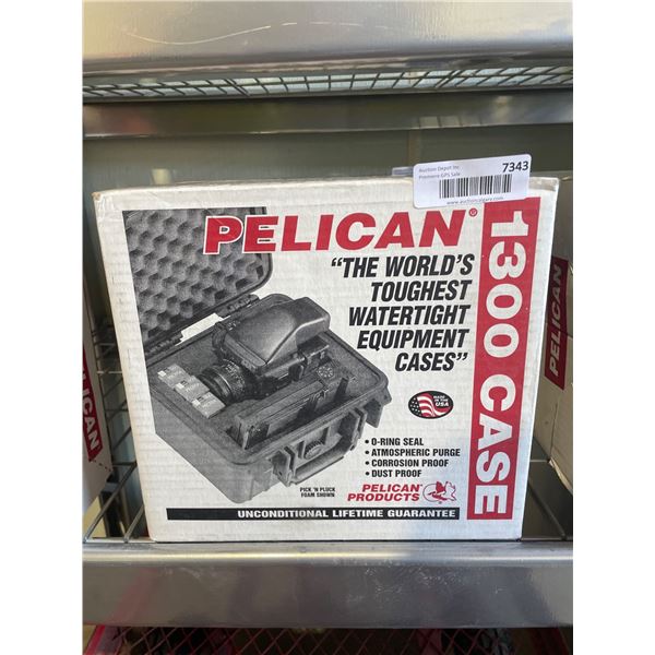 Pelican 1300 Watertight Equipment Case with O-Ring Seal