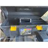 Image 2 : Lot of 2 Tool Storage Boxes with Yellow Latches, One Large and One Small