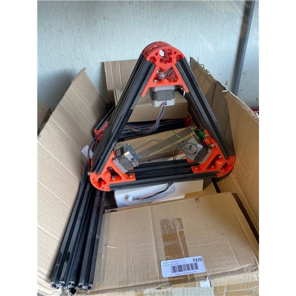 Lot of Parts for Delta 3D Printer Kit With Components and Parts ListÂ