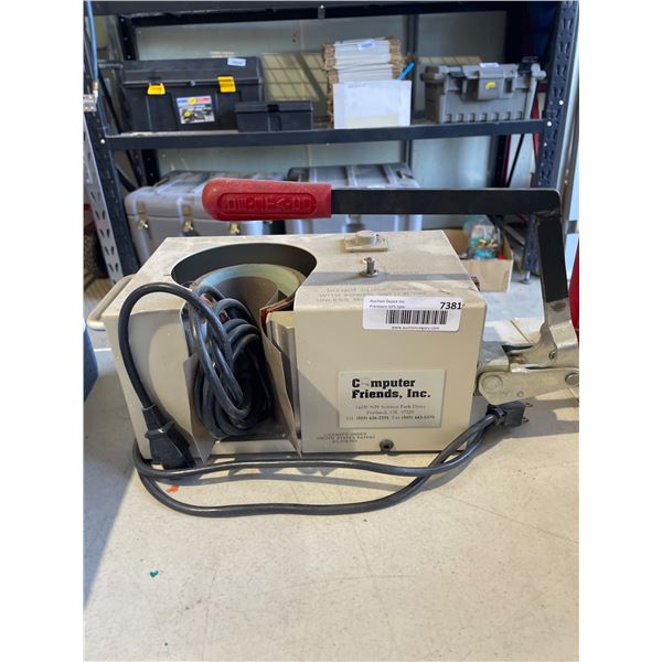 Computer Friends Inc. MODEL ORG-1 Tape Dispenser, 110V, 3 Amps