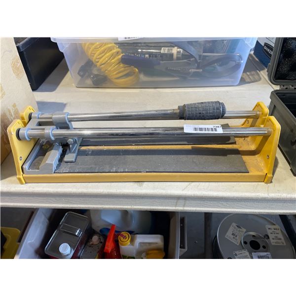 Sigma Tile Cutter with Dual Rails and Cutting Head