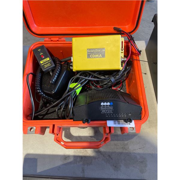Lot of AssortedÂ SafetyStar CDMA System in Pelican 1400 Case with Accessories