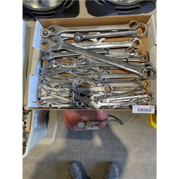 Lot of AssortedÂ Wrenches in Mixed Sizes and Designs