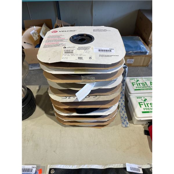 Lot of AssortedÂ Velcro Brand 7401 Model 189760 Hook and Loop RollsÂ