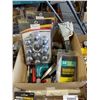 Image 1 : Lot of AssortedÂ Miscellaneous Tools and Hardware Including Grand General Chrome Accessories