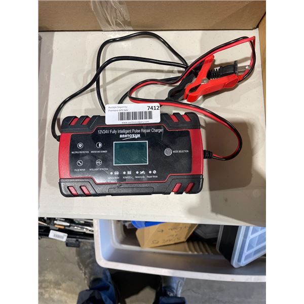 12V/24V Fully Automatic Pulse Repair Charger with Digital Display