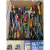 Image 1 : Lot of AssortedÂ Tools Including Screwdrivers, Socket Handles, and Crimping Tools