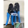 Image 1 : Lot of 2Â  Crimping Tools with Blue Handles