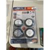 Image 1 : Lumen Wireless LED Puck Lights, Set of 5