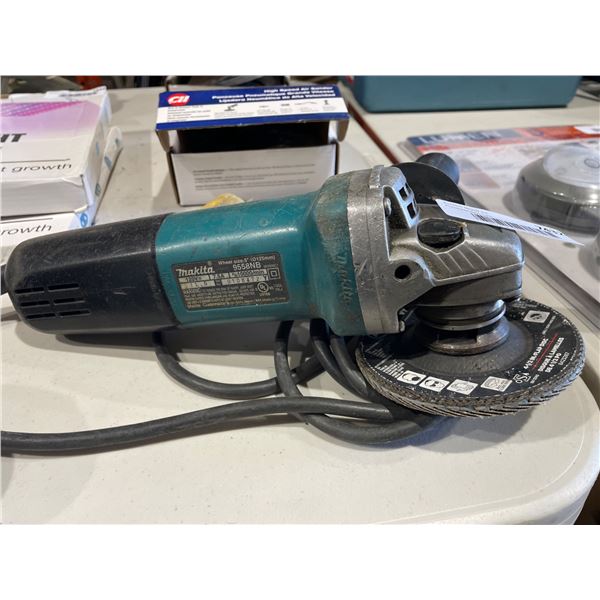 Corded Makita 9558NB 5-Inch Angle Grinder With 12V Motor