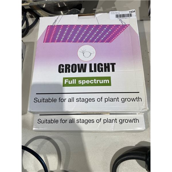 Lot of 2 Full Spectrum LED Grow Light for Plant Growth