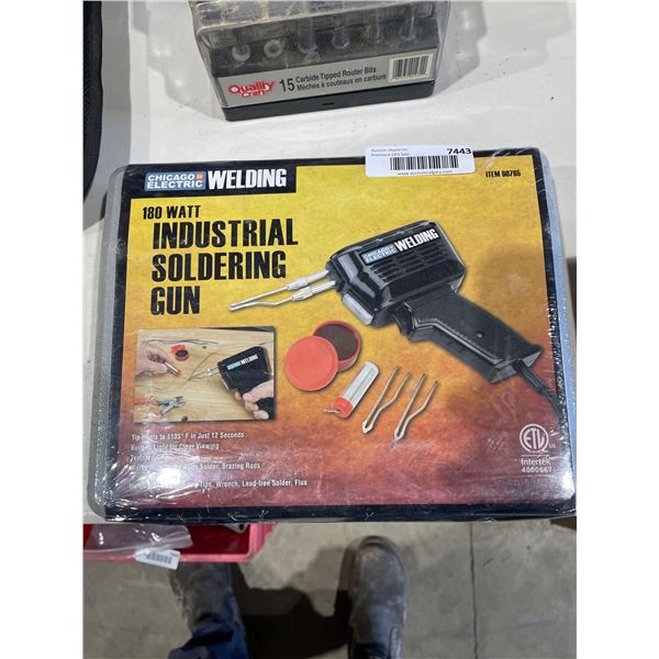 Chicago Electric Welding 180 Watt Industrial Soldering Gun