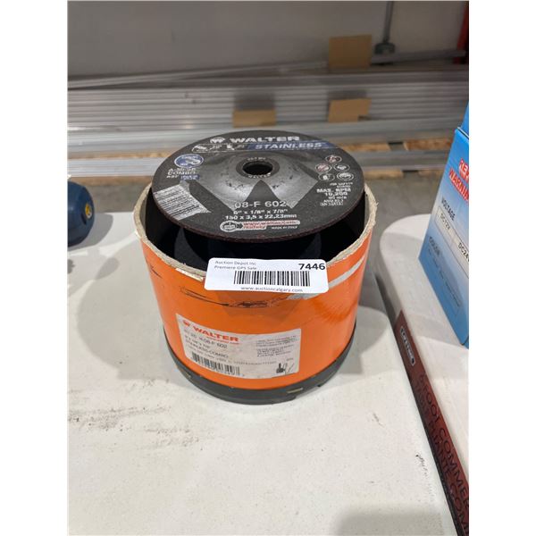 Walter 6Ã—7/8 Inch Stainless/Combo Grinding Discs