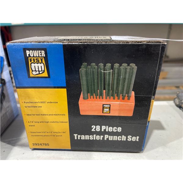 Power Fist 28-Piece Transfer Punch Set