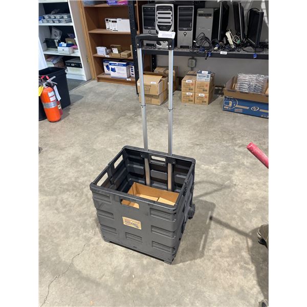 Grand Pack-N-Roll Collapsible Rolling Cart with Telescoping Handle