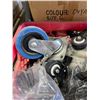 Image 2 : Lot of Assorted Caster Wheels in Various Sizes and Styles