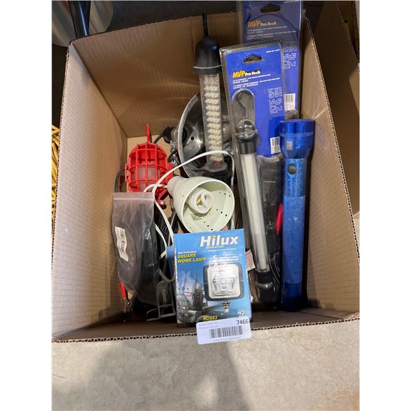 Lot of AssortedÂ Automotive and Utility Accessories Including Hilux Kits and Flashlights