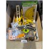 Image 1 : Lot of AssortedÂ Measuring Tools Including Pittsburgh Angle Finder and Assorted Items